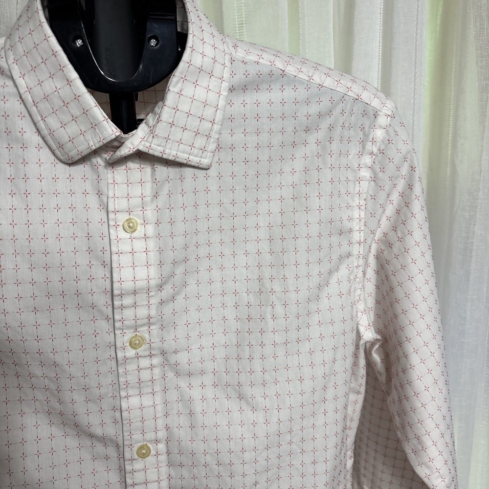 Banana Republic Dress Shirt Mens Non-Iron Tailored Slim Fit Button Up Sz Medium